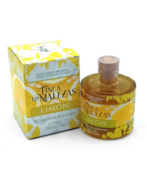 Citrus perfume oil bottle and matching box labeled Finca Las Malezas Limón.