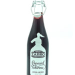 ZARRO Vermut Especial Taberna bottle with a swing-top cap and white label against a white background, limited edition.